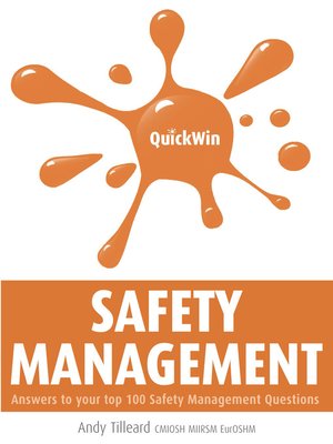 cover image of Quick Win Safety Management